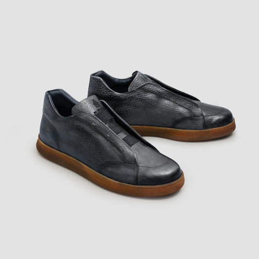 Aurelio Peccary Antracite Men's Dress Sneaker