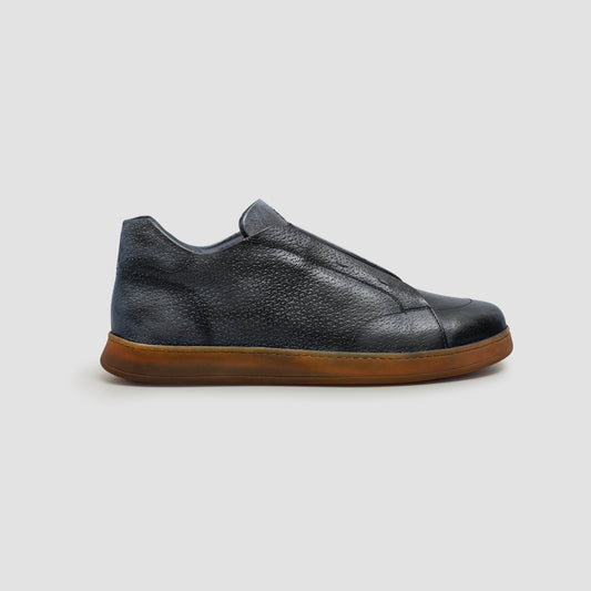 Aurelio Peccary Antracite Men's Dress Sneaker