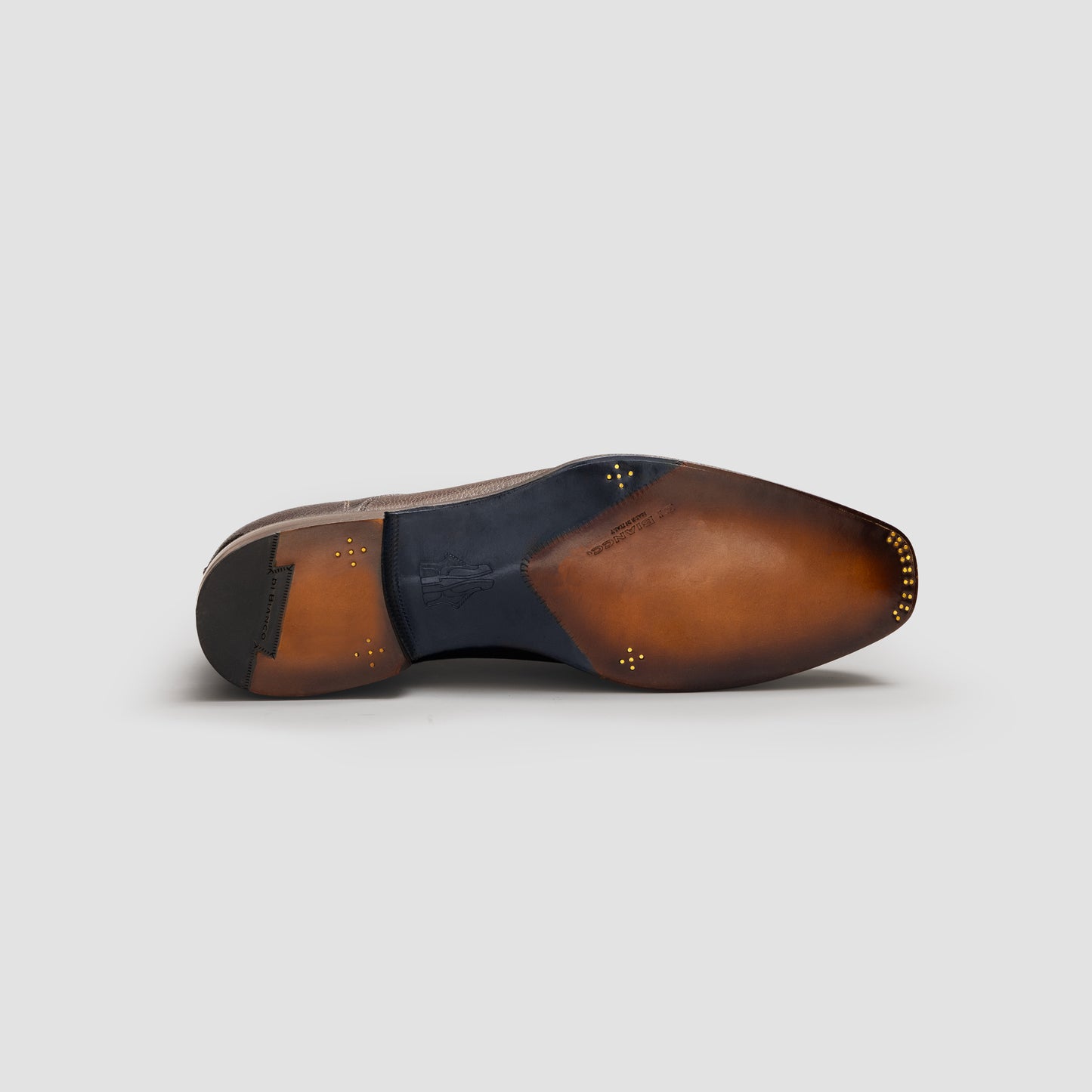 Cardano Pebble Grain Bitter Chocolate Men's Derby
