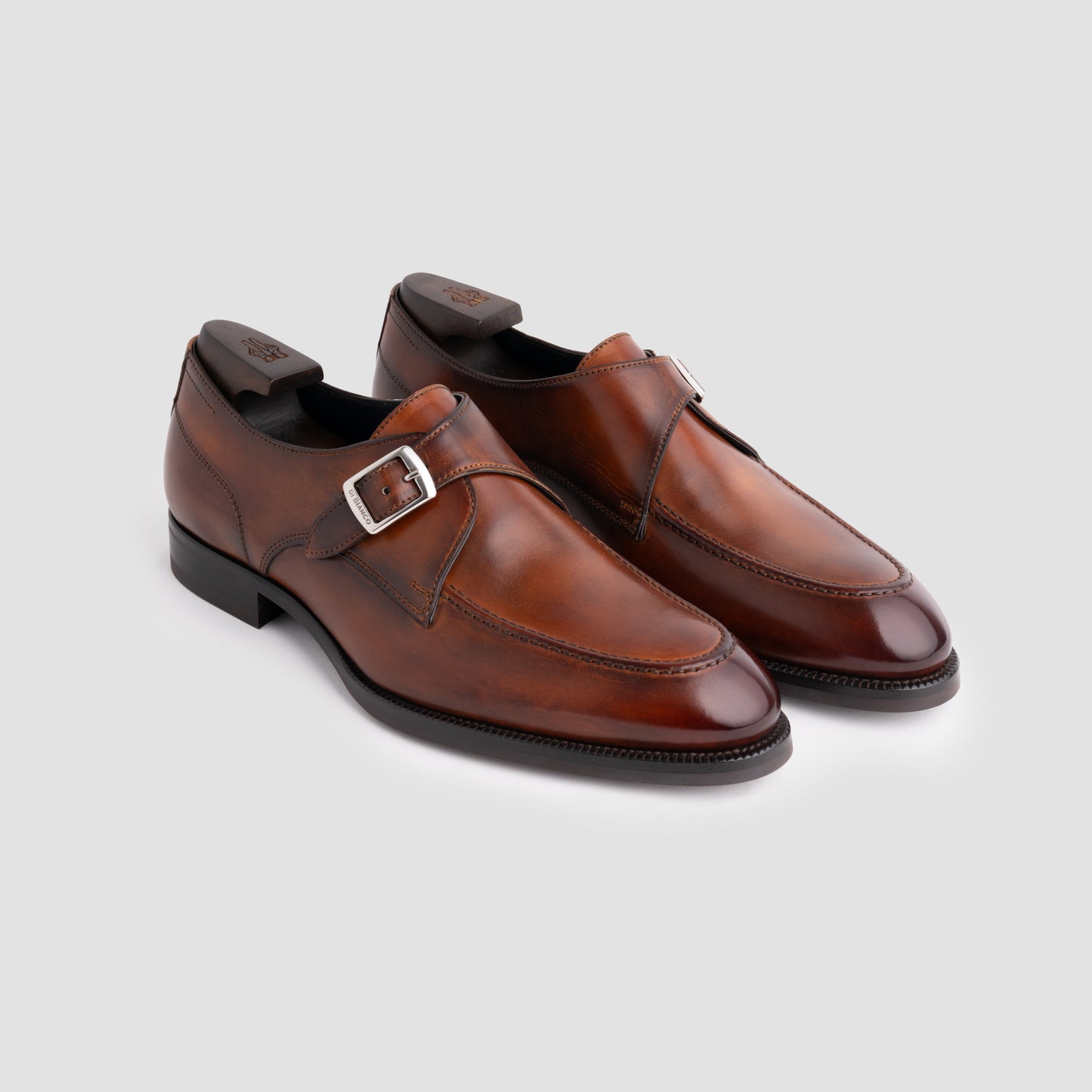 Gavello Lined Marmo Monk Strap
