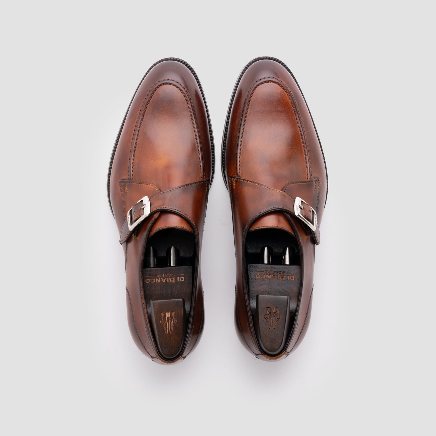Gavello Lined Marmo Monk Strap