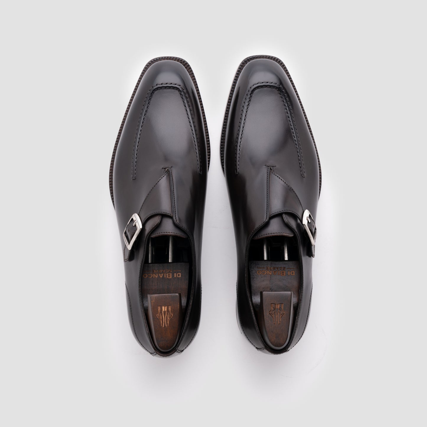 Mantova Nero Fondente Monk Strap