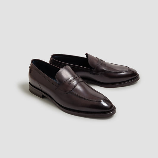 Aviano Nero Fondente Men's Loafer (Lined)