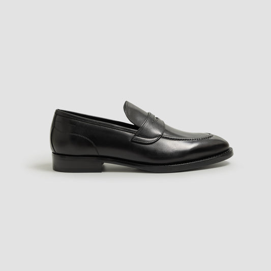 Aviano Nero Men's Loafer (Lined)