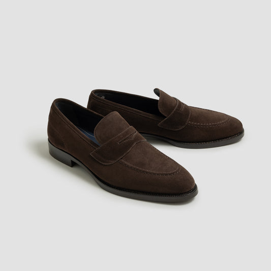 Aviano Suede Mogano (Unlined) Men's Loafer