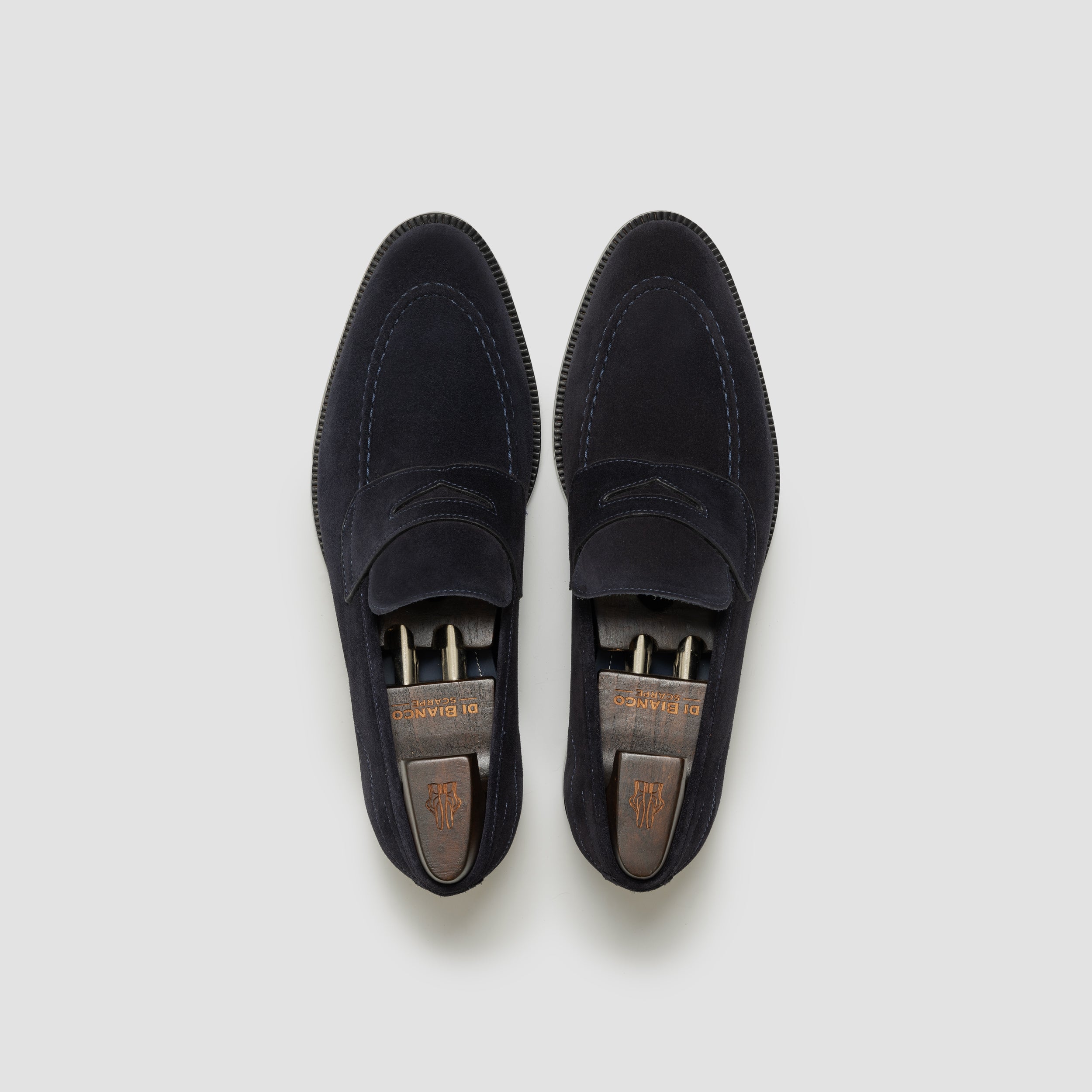 Aviano Suede Navy (Unlined) Men's Loafer