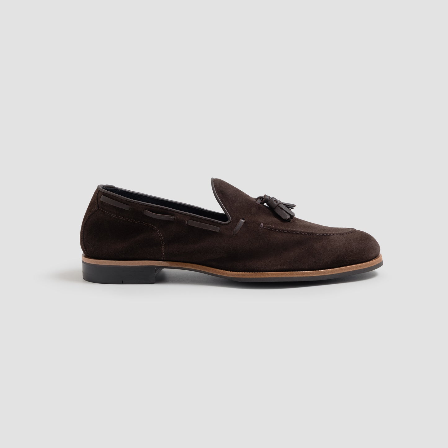 Cercola Suede Mogano Tassel Men's Loafer