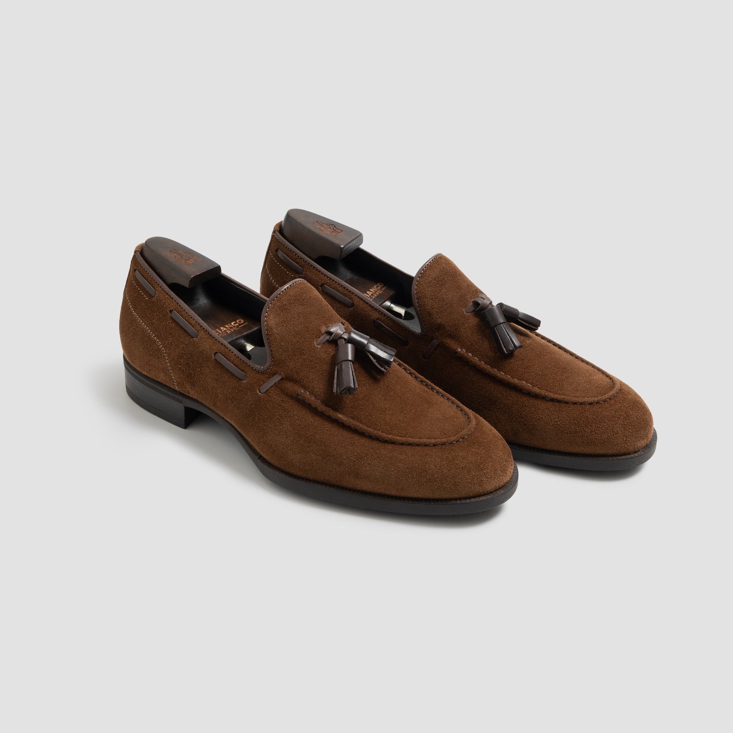 Cercola Suede Snuff Tassel Men's Loafer