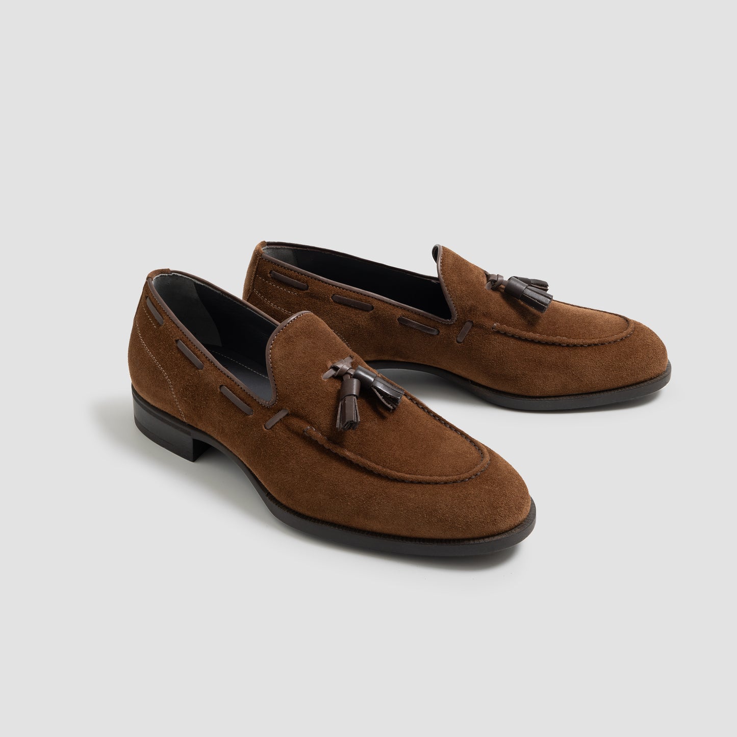 Cercola Suede Snuff Tassel Men's Loafer