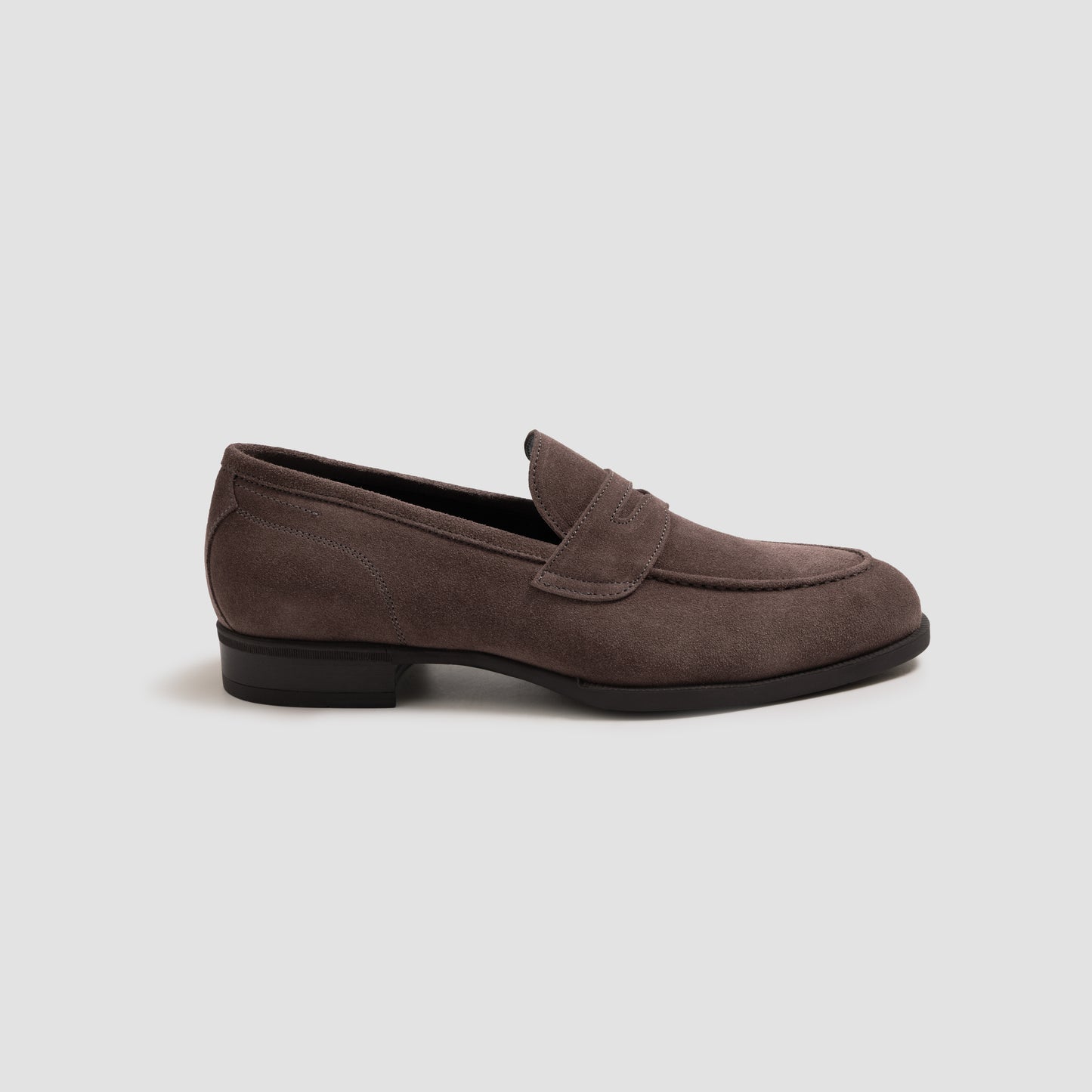 Miseno Suede Dark Bark Men's Loafer