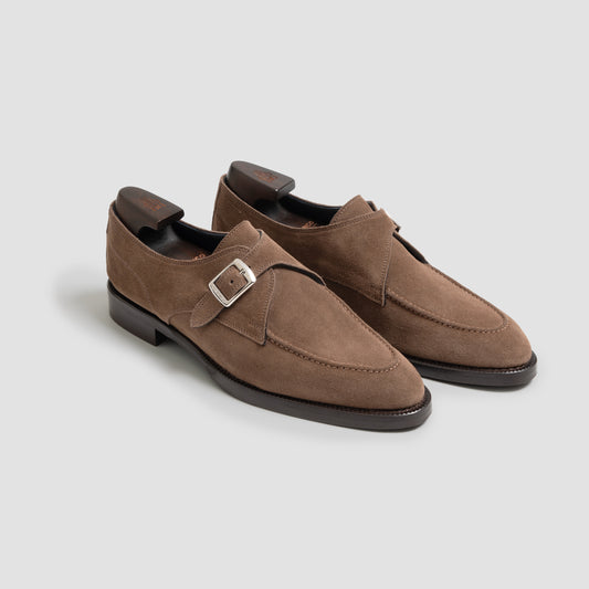 Gavello Unlined Suede Farro Monk Strap