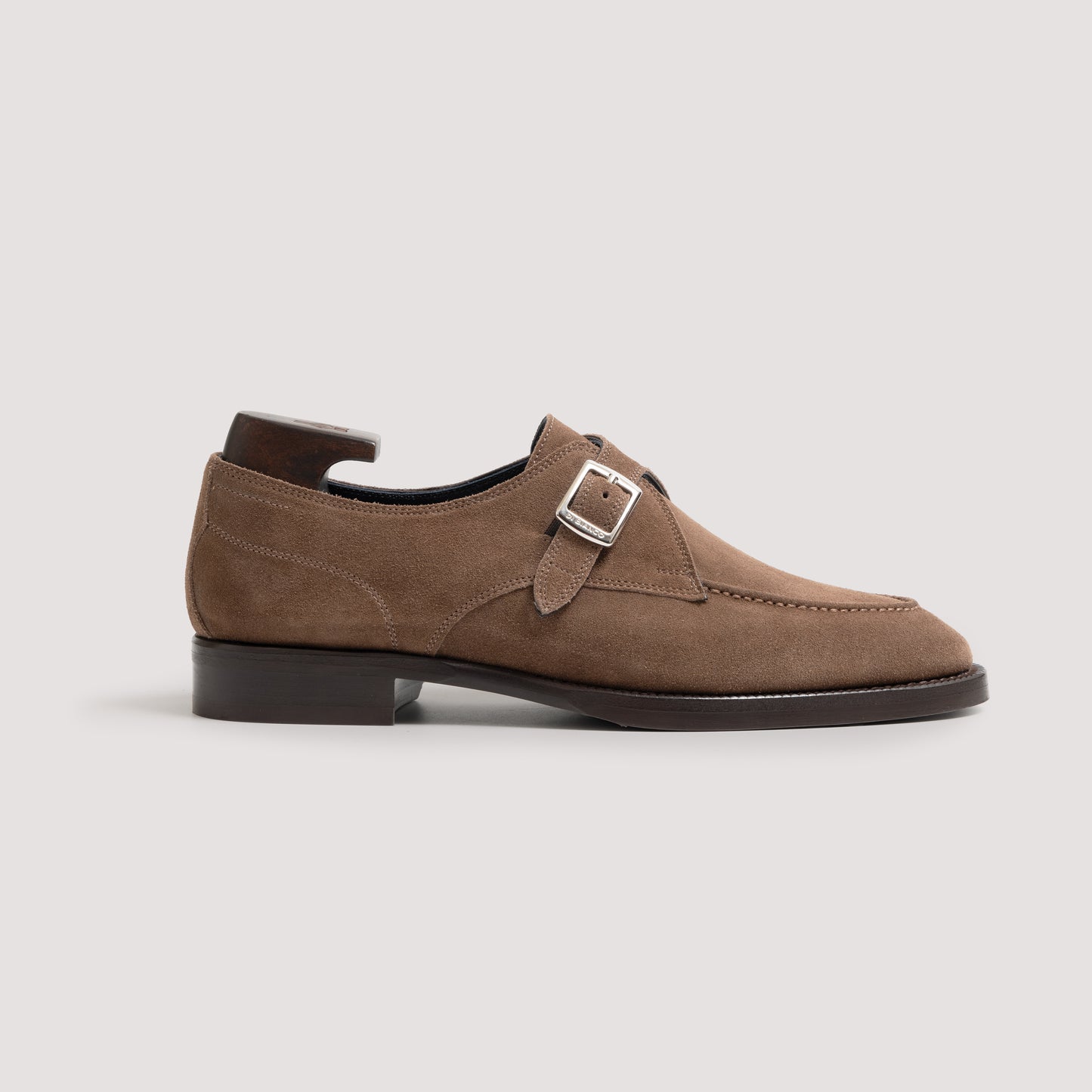 Gavello Unlined Suede Farro Monk Strap