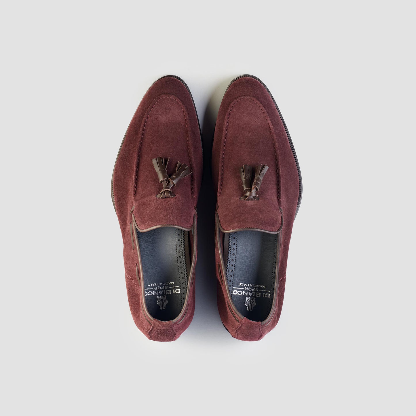 Napoli Oxblood Men's Suede Loafer
