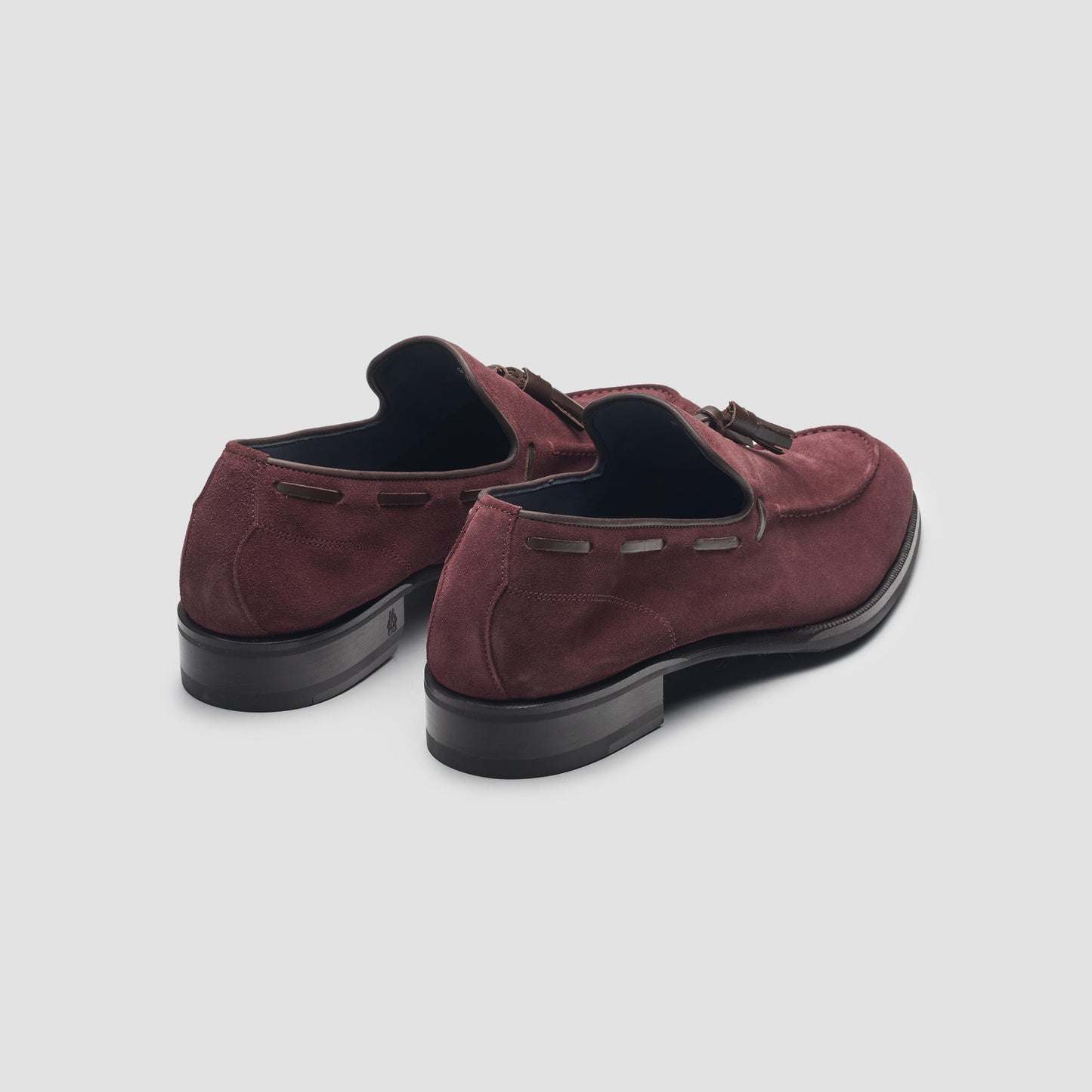 Napoli Oxblood Men's Suede Loafer