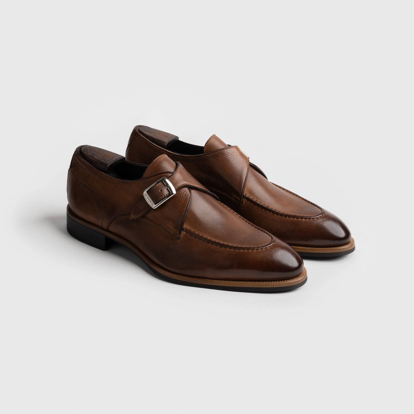 Parma Sella Tabacco Monk Strap