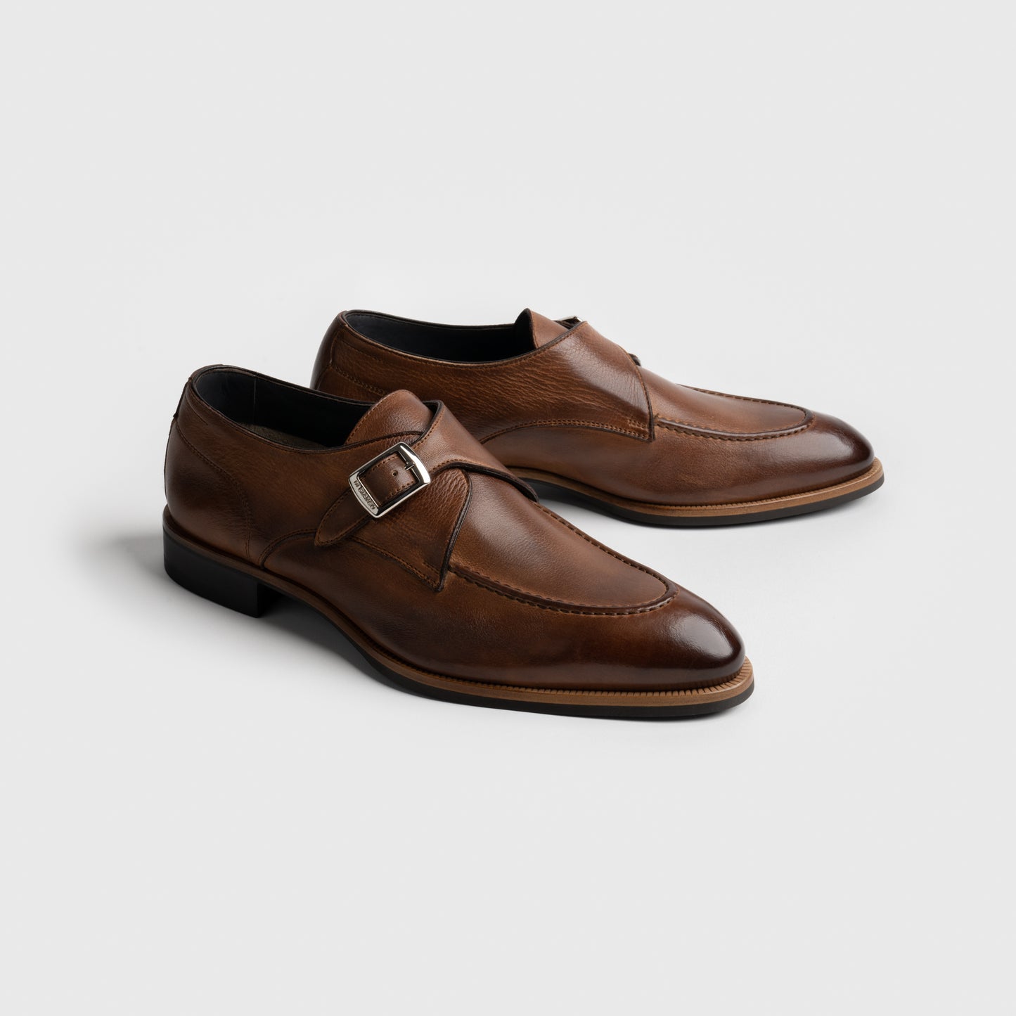 Parma Sella Tabacco Monk Strap