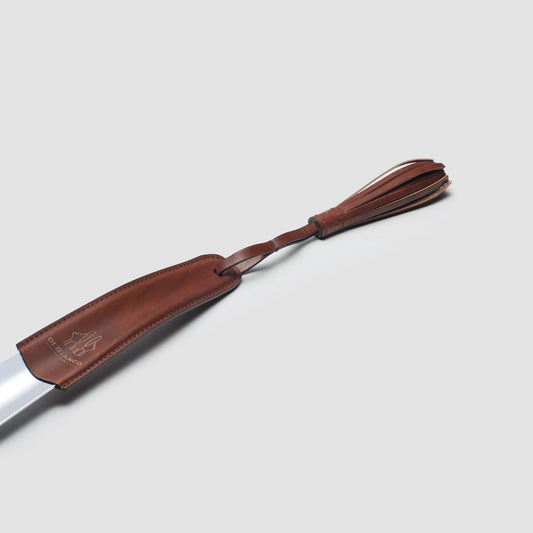 Leather Wrapped Shoe Horn Marmo