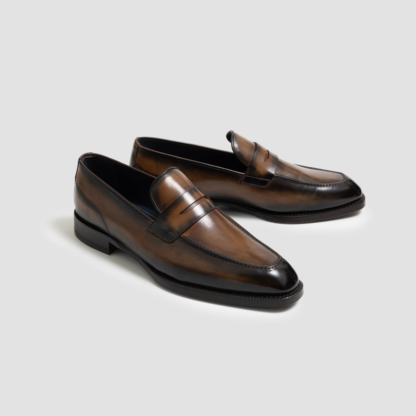 Vicenza Calfskin Brulee Men's Loafer