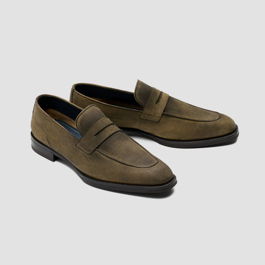 Vicenza Courderoy Nero Oliva Men's Loafer
