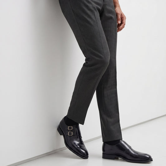 Caravaggio Nero Monk Strap