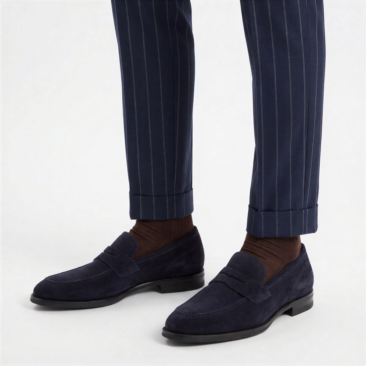 Milano Suede Navy Men's Loafer