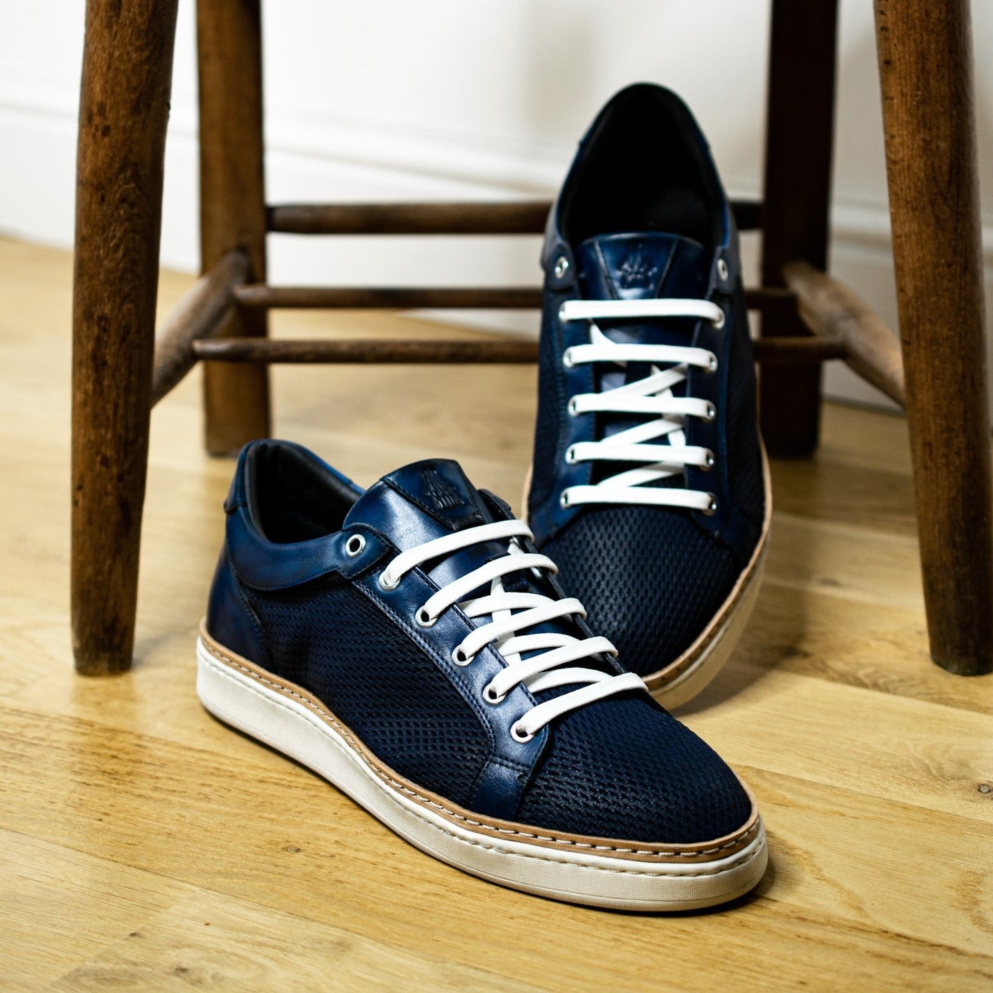 Binetto Nit Navy Men's Dress Sneaker