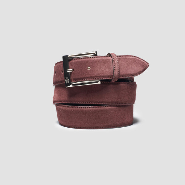 Men's Belt Suede Chianti
