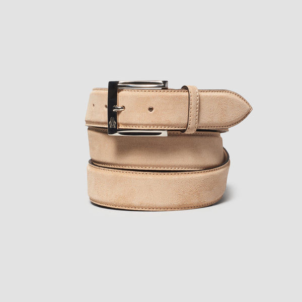 Men's Belt Suede Dromadaire