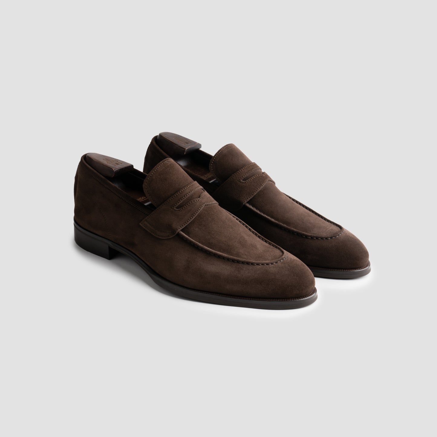 Brera Mogano Men's Suede Loafer