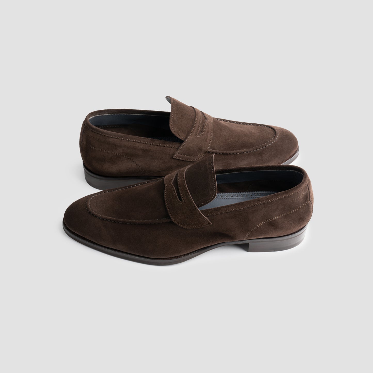 Brera Mogano Men's Suede Loafer