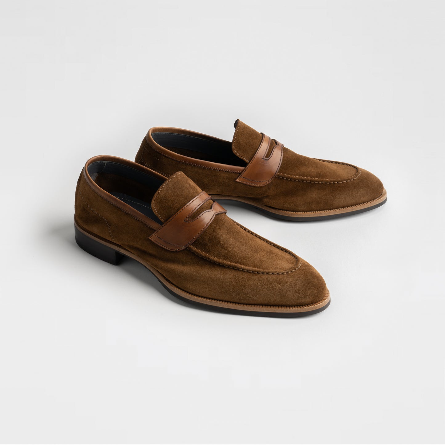 Brera Tabacco/Land Men's Suede Loafer