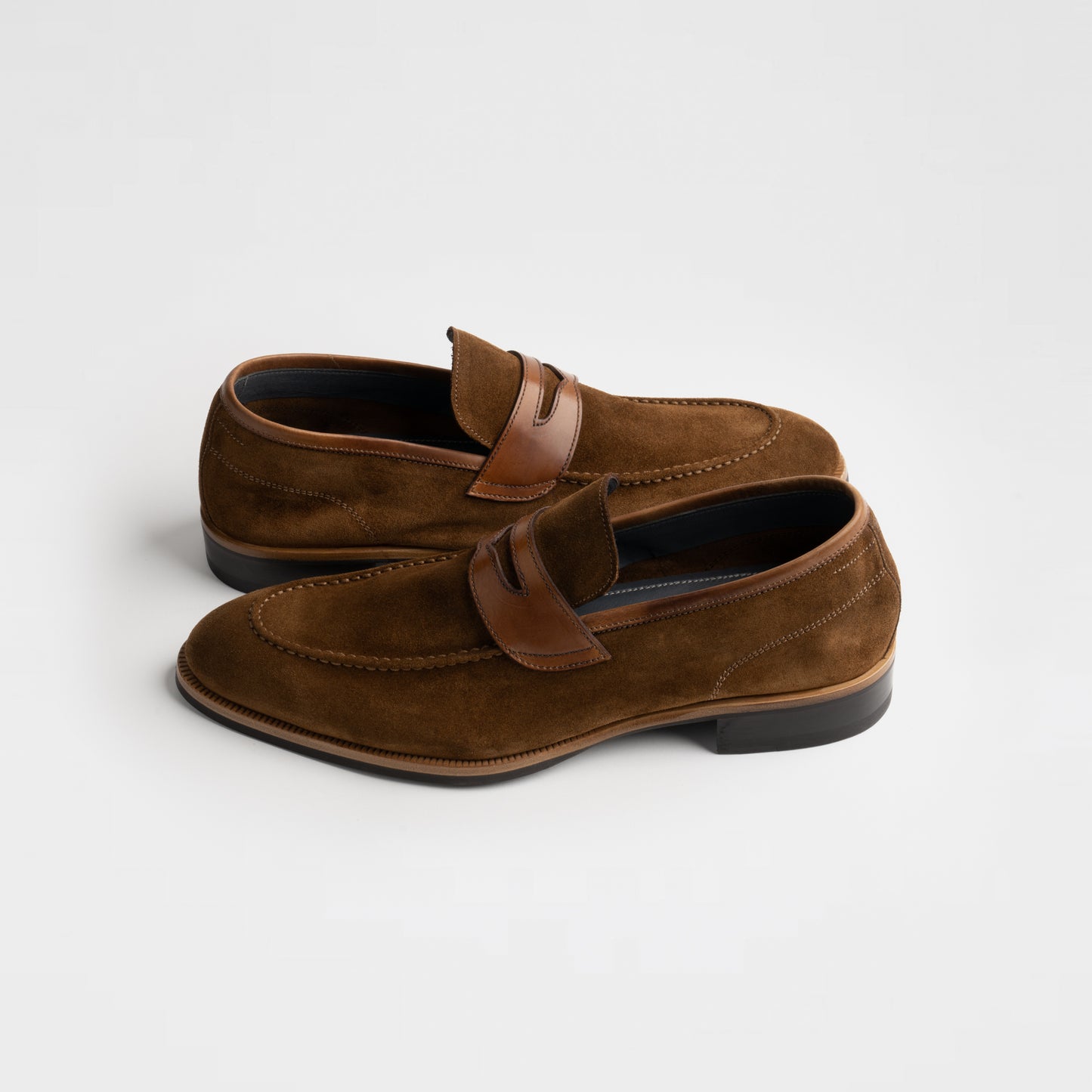 Brera Tabacco/Land Men's Suede Loafer