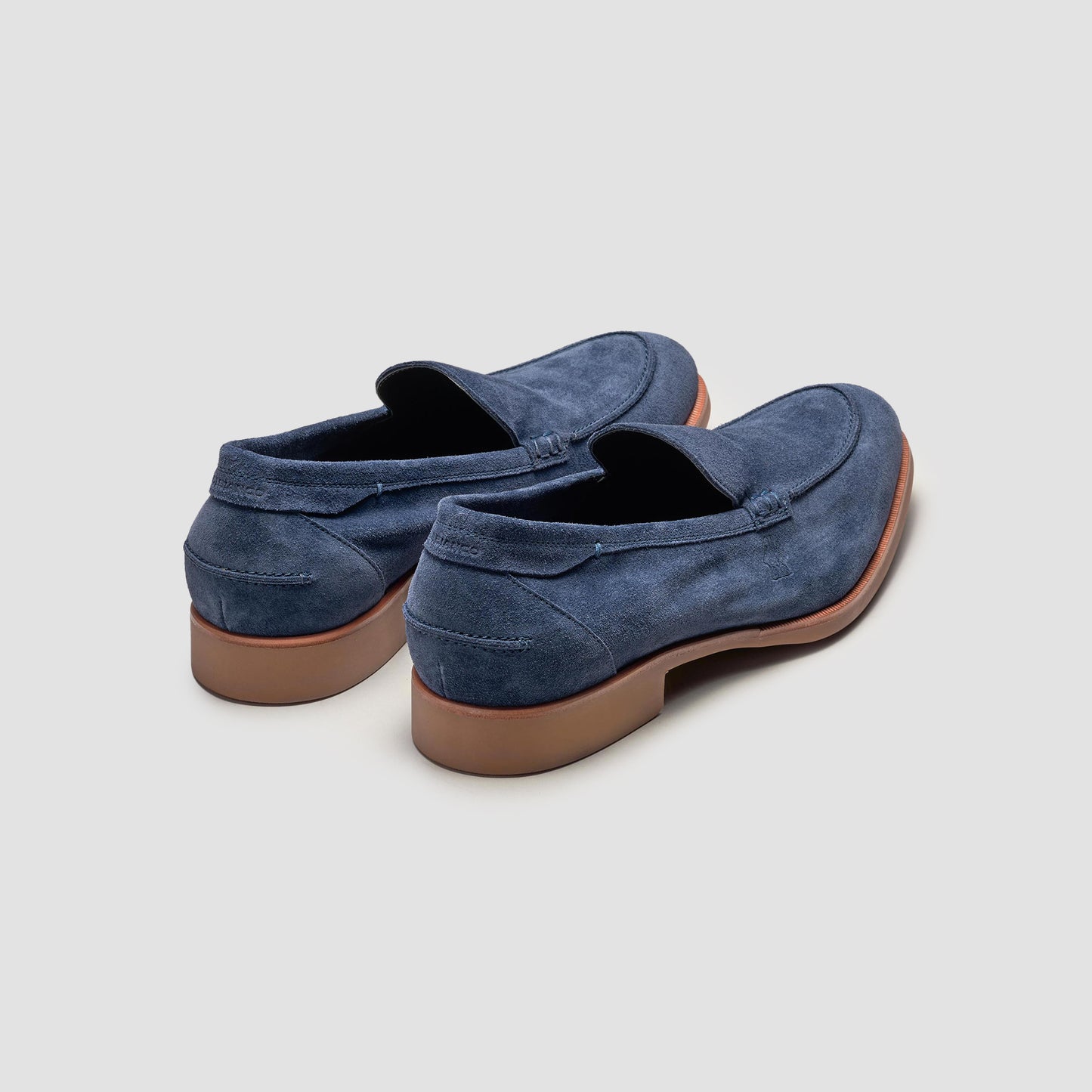 Etna Blue Men's Suede Loafer