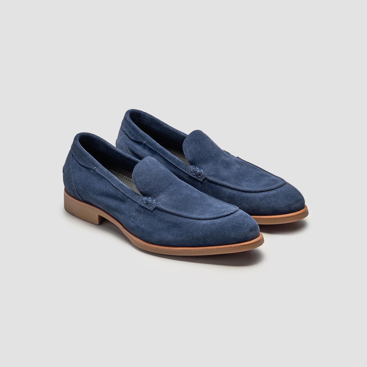 Etna Blue Men's Suede Loafer