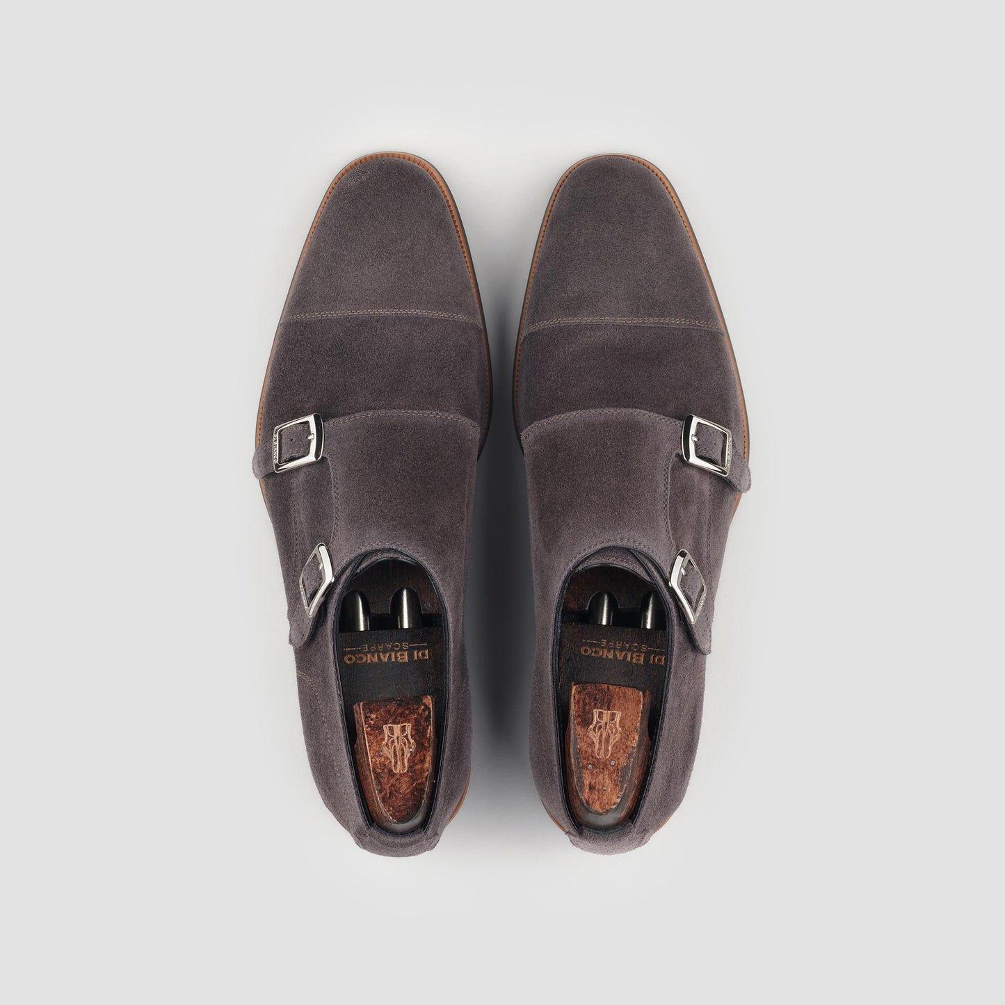 Isernia Lavagna Suede Monk Strap