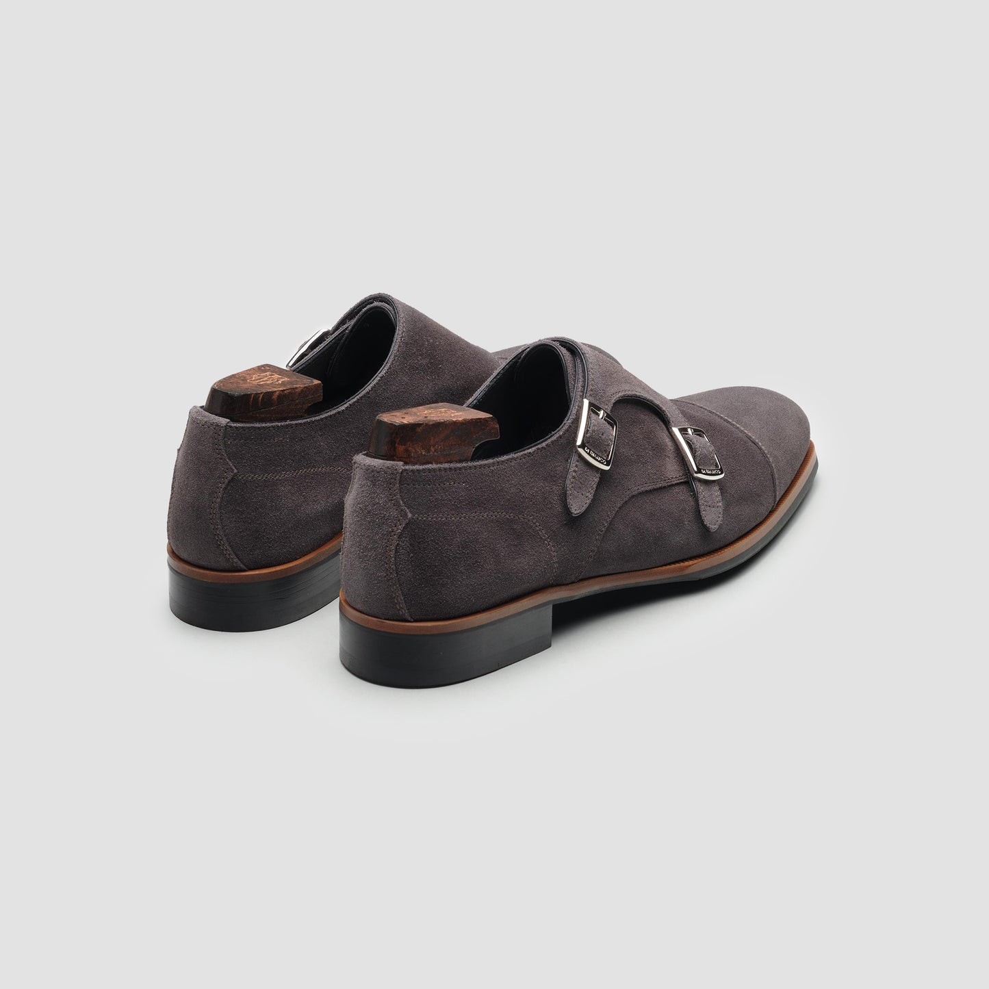 Isernia Lavagna Suede Monk Strap