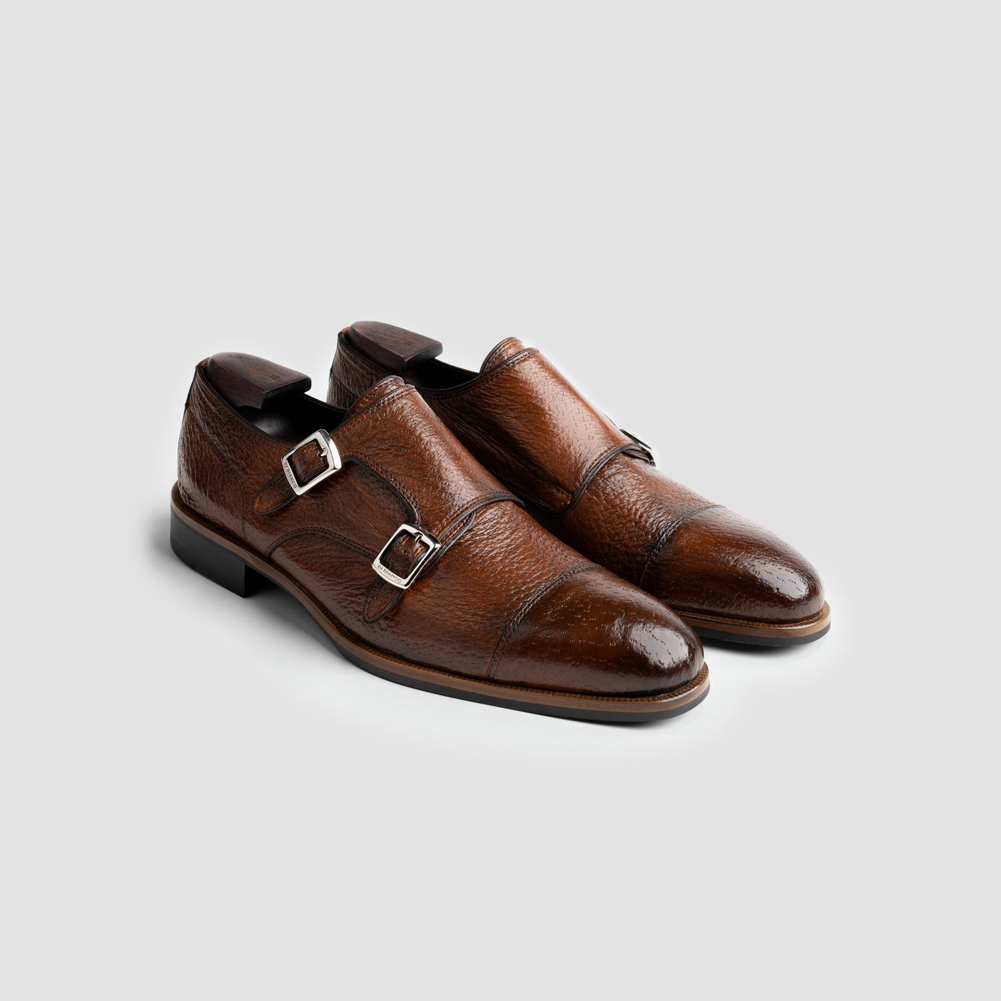 Isernia Tabacco Pecari Monk Strap