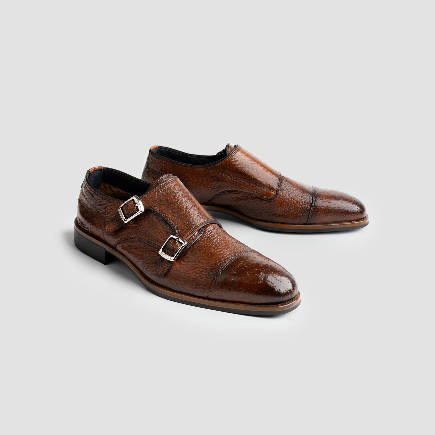 Isernia Tabacco Pecari Monk Strap