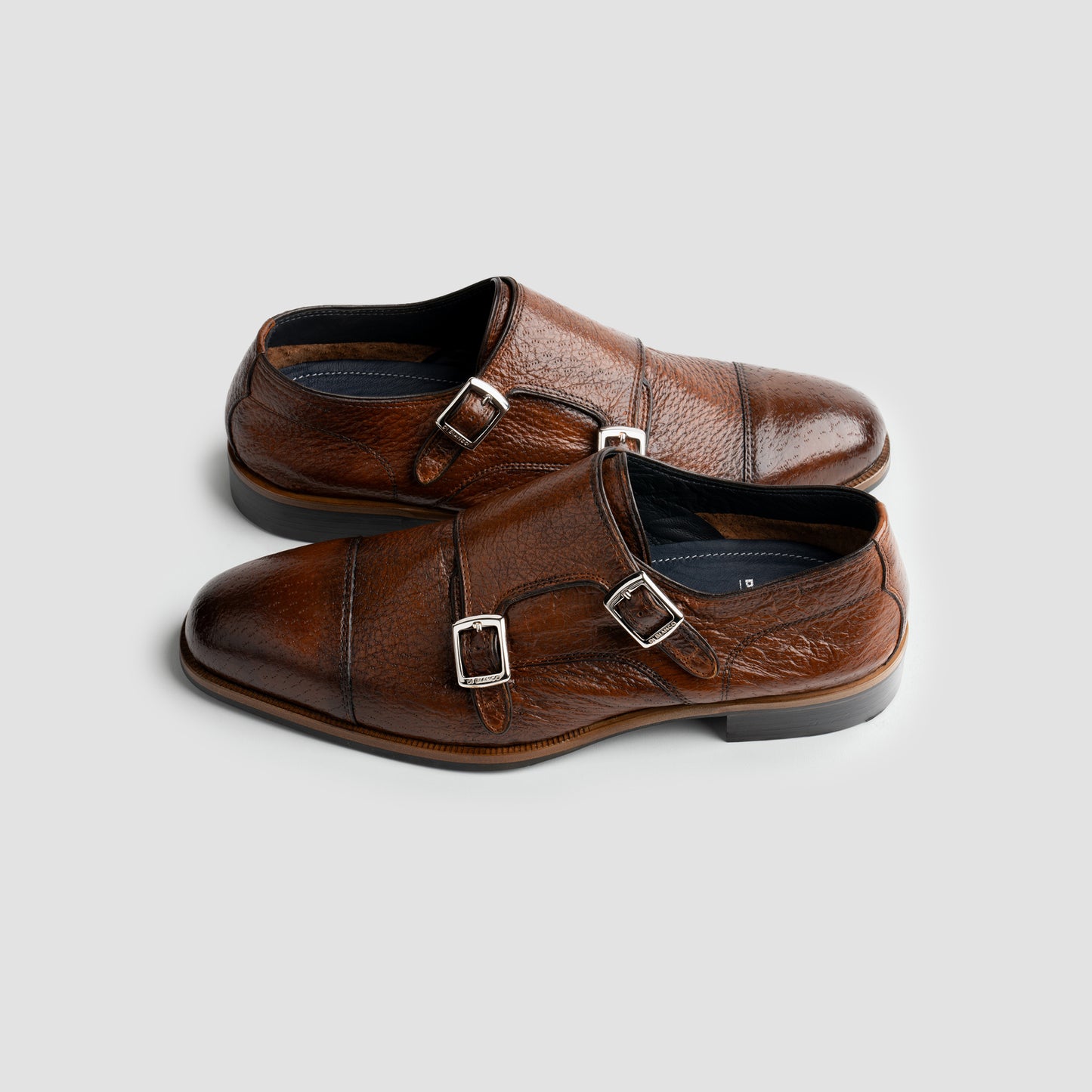 Isernia Tabacco Pecari Monk Strap