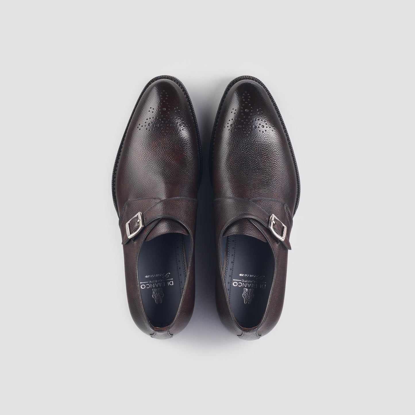 Genoa Nero Fondente Monk Strap
