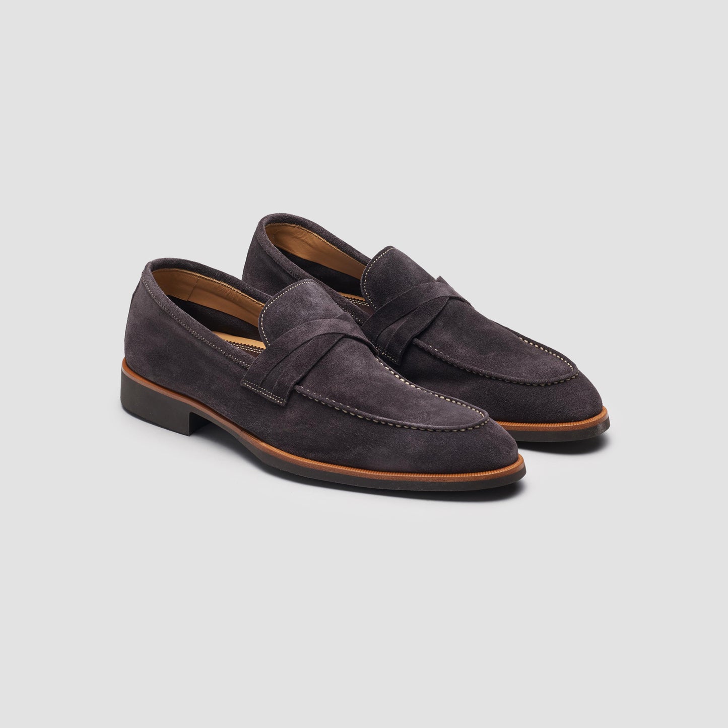 Firenze Lavagna Men's Suede Loafer