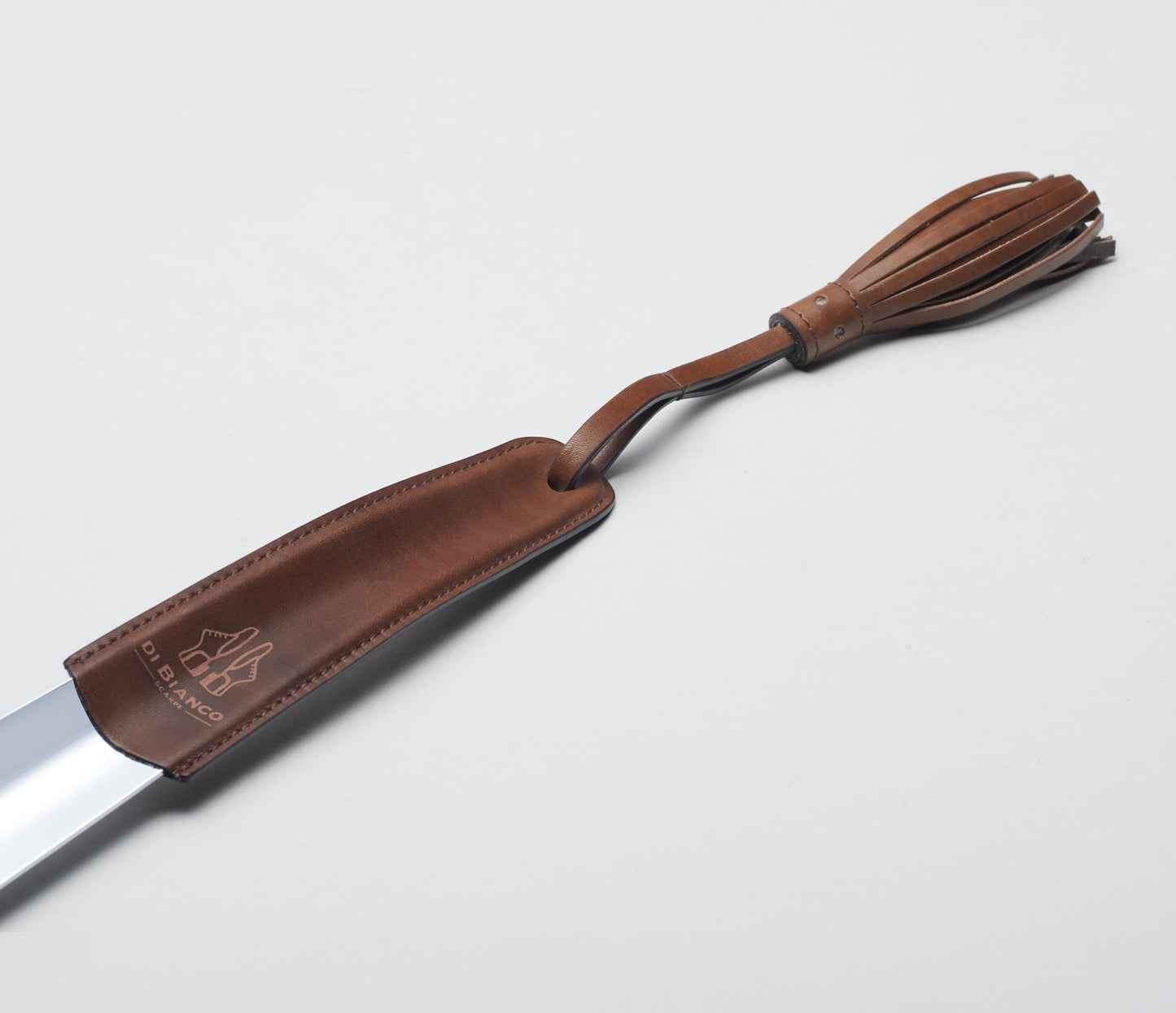 Leather Wrapped Shoe Horn Reverse Sombrero