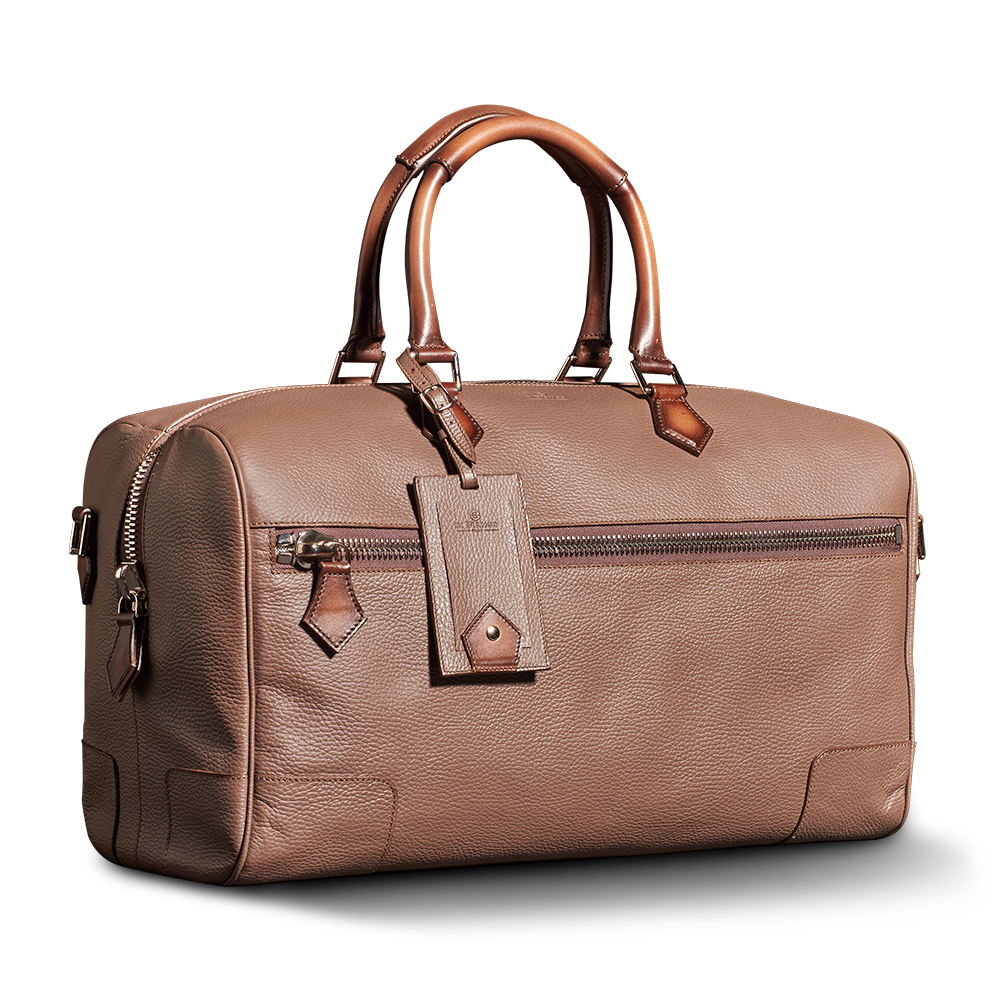 Carry On Bag Pebble Grain Brown