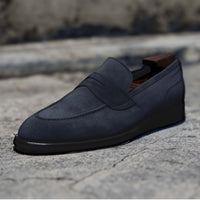 Aviano Lavagna (Lined) Men's Suede Loafer