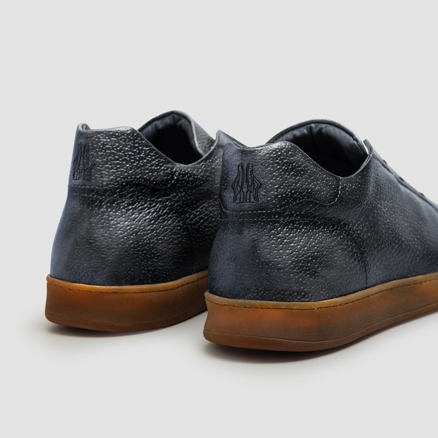 Aurelio Peccary Antracite Men's Dress Sneaker