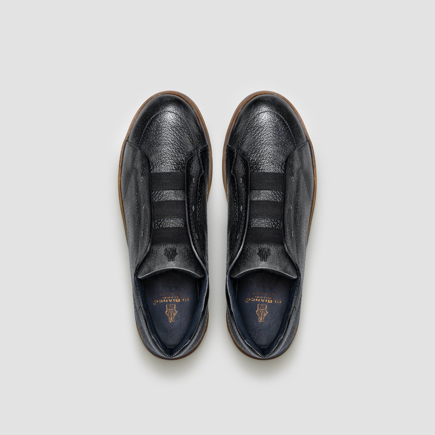 Aurelio Peccary Antracite Men's Dress Sneaker