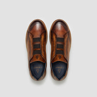Aurelio Peccary Castagna Men's Dress Sneaker