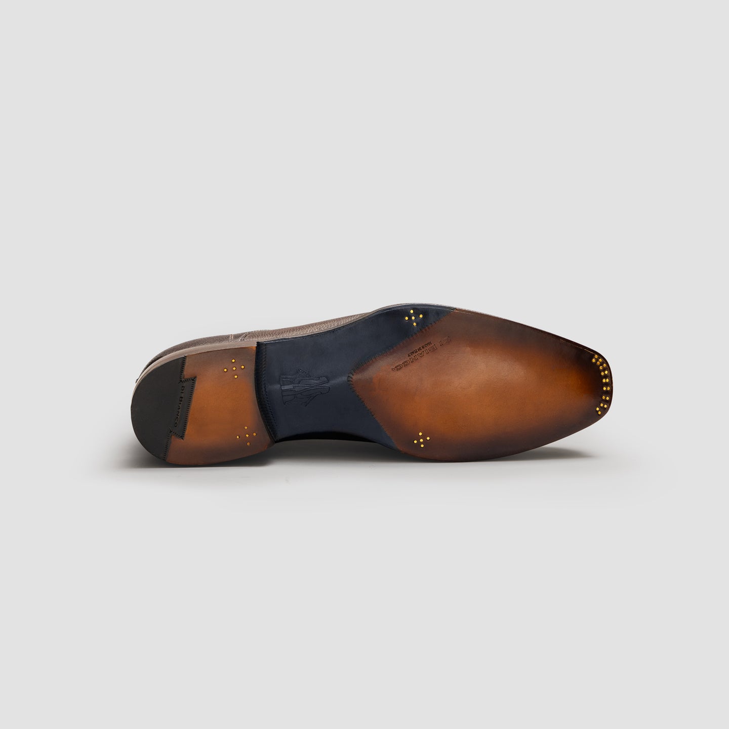 Cardano Pebble Grain Bitter Chocolate Men's Derby