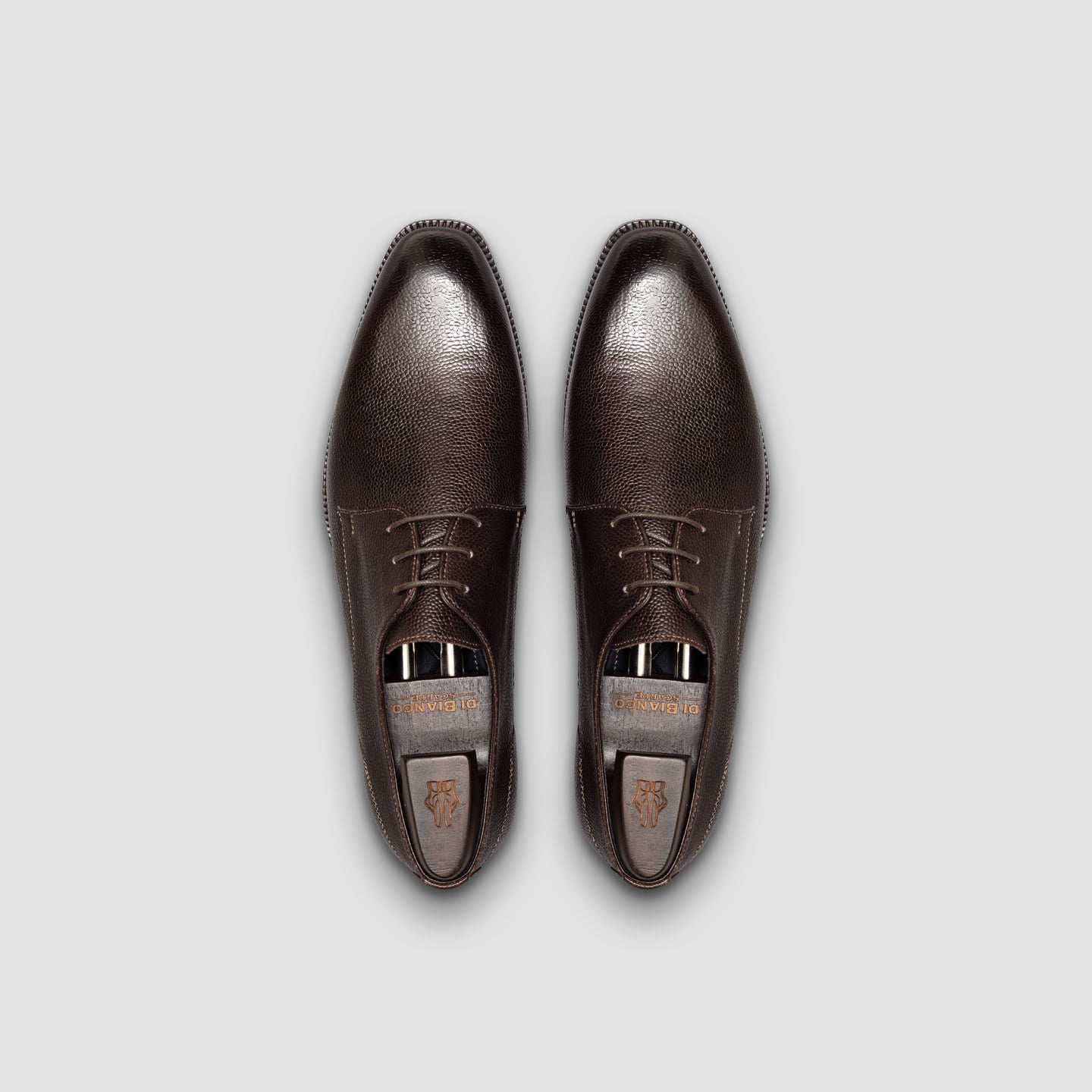 Cardano Pebble Grain Bitter Chocolate Men's Derby