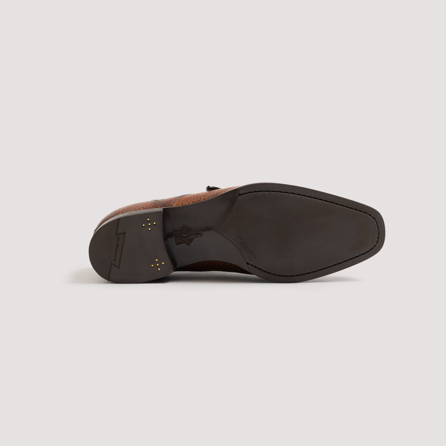 Cremona Peccary Burnt Caramel Men's Monk Strap